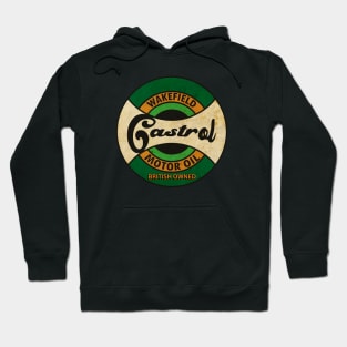 Green Motor Oil Vintage Sign Hoodie